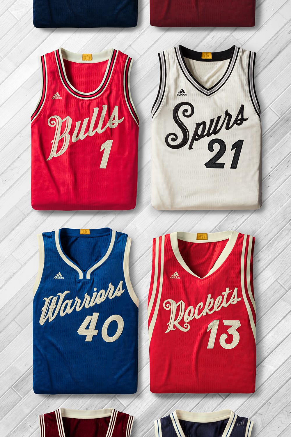 Christmas Day jerseys over time