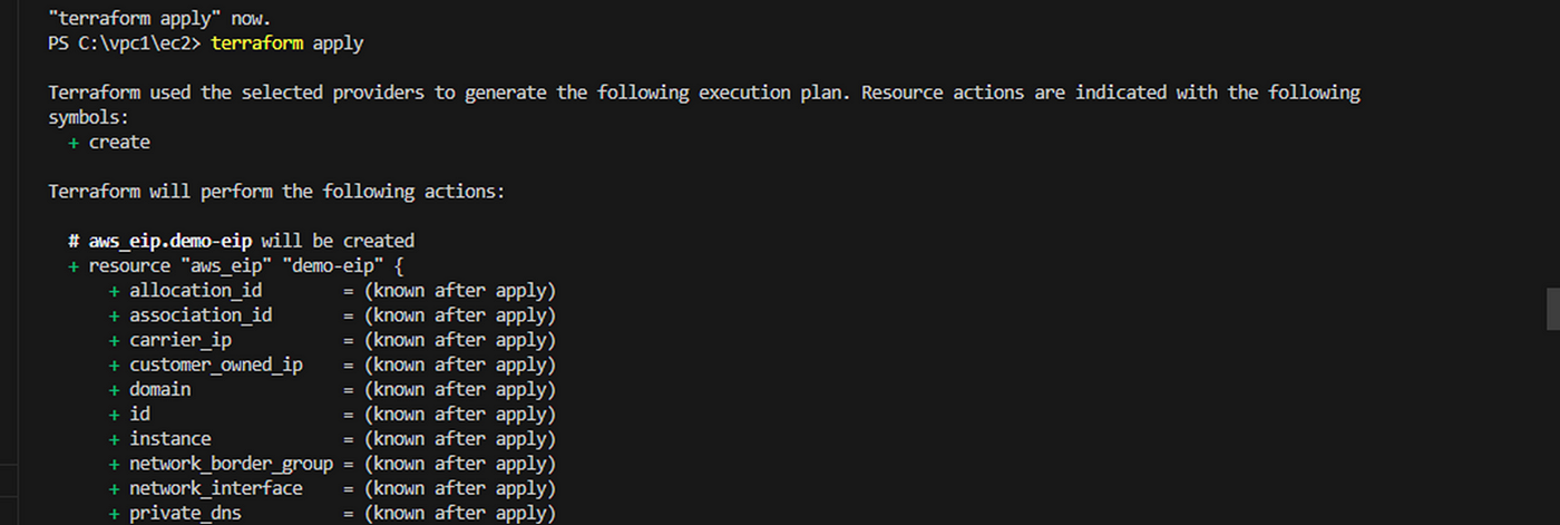 How to Attach Elastic IP to EC2 Instance using Terrafor | by Nipulpatel |  Medium