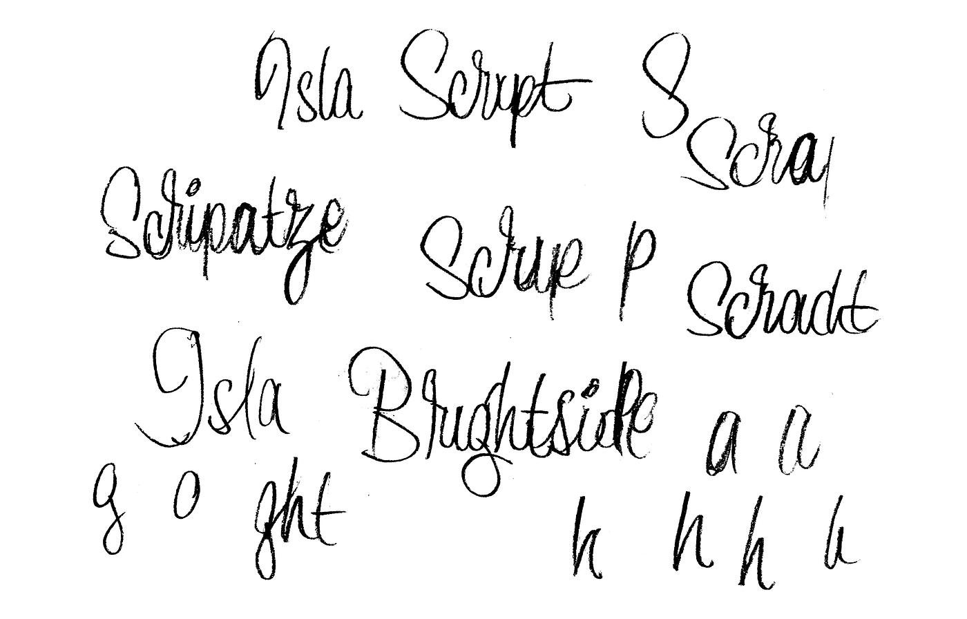 Isla Script Process Diary | #01. An ongoing series of posts documenting… |  by Dave Coleman | Medium