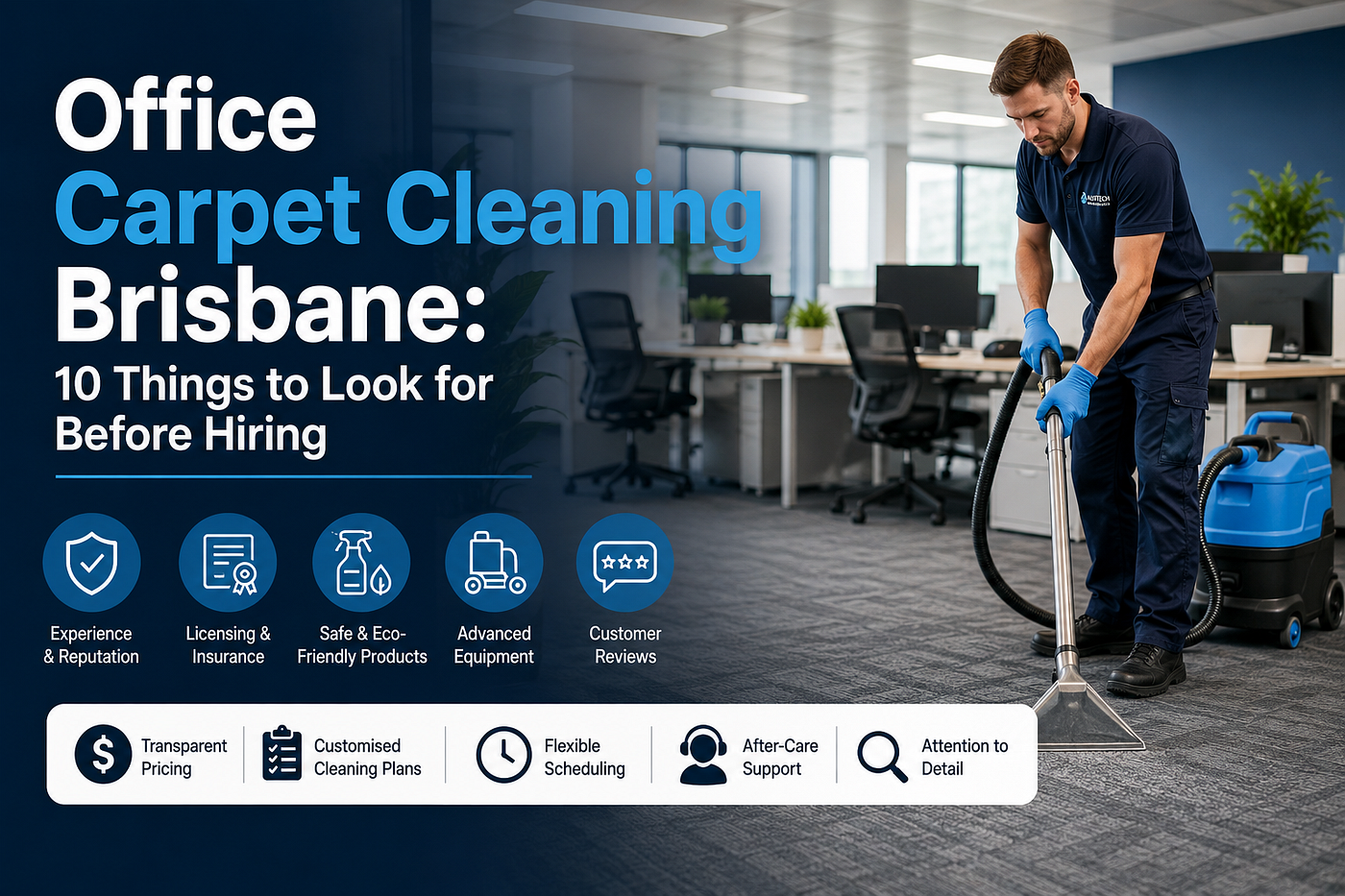 Office Carpet Cleaning Brisbane: 10 Things to Look for Before Hiring