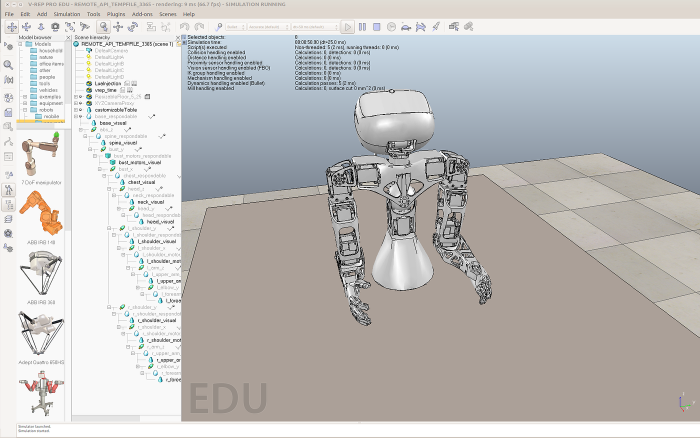 Program the robot · Documentation of the Poppy Platform