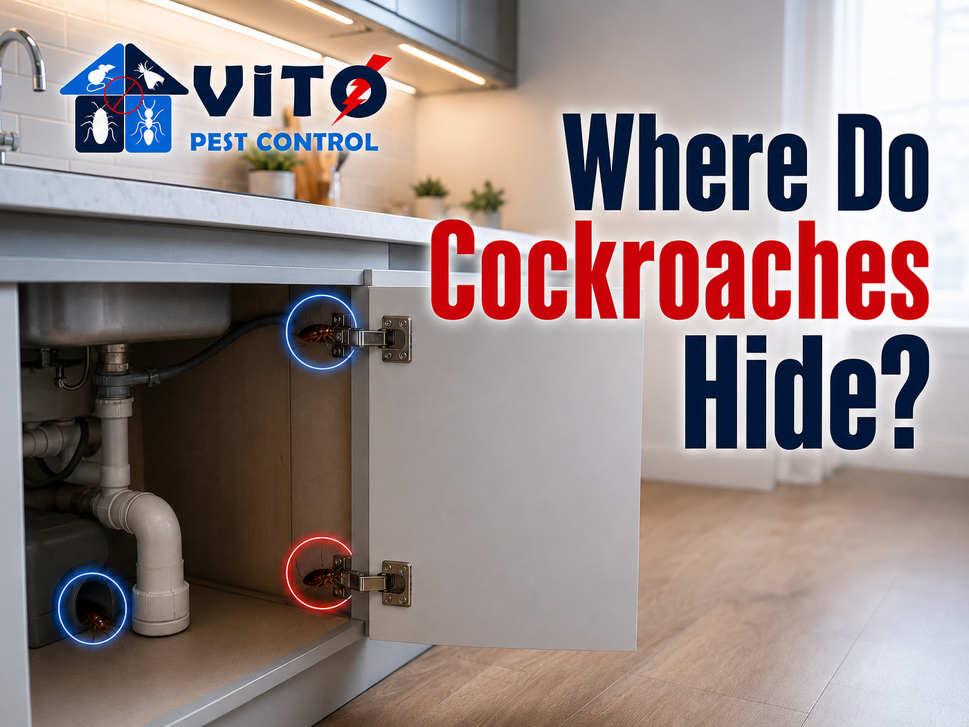 Where to Find Cockroaches in the Kitchen?