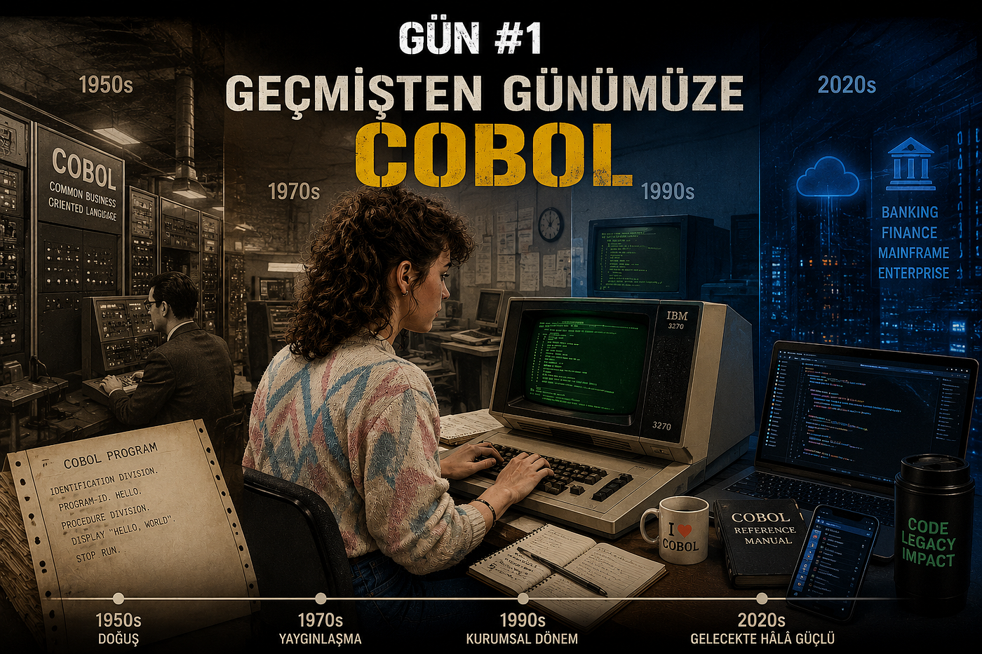 COBOL Nedir, Neden Hâlâ Bankalarda Kullanılıyor?