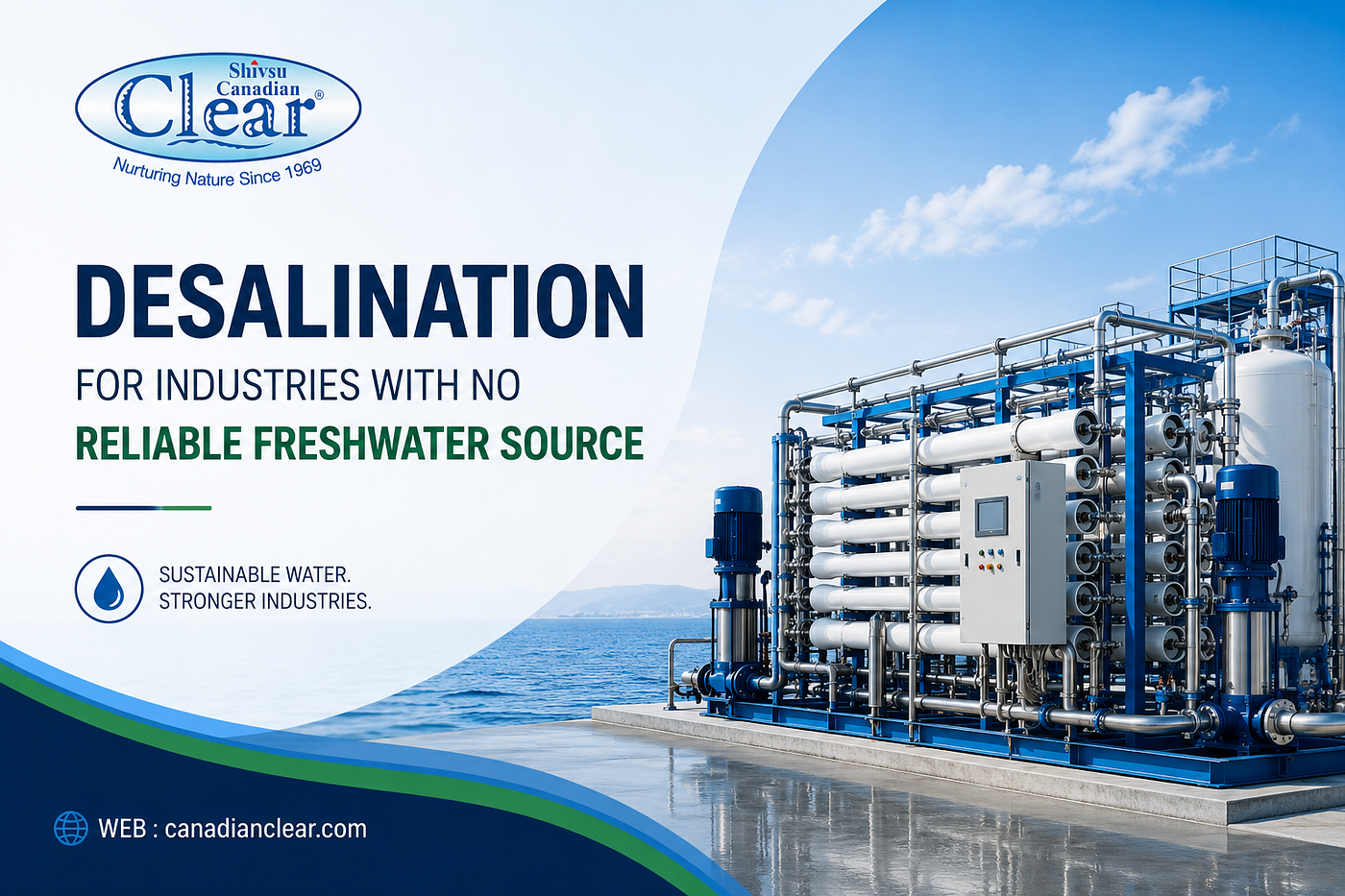 Desalination for Industries With No Reliable Freshwater Source