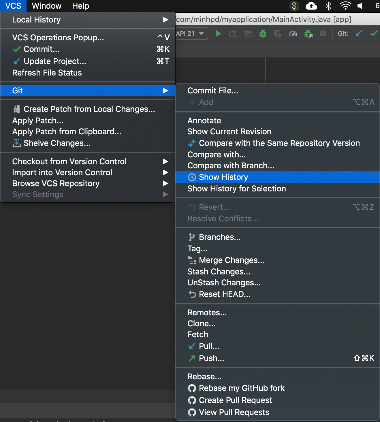 How to Use Git in Android Studio. Master your tool, master your craft | by  Minh Pham | Better Programming