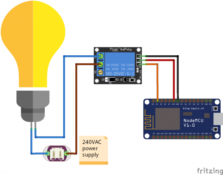 WIFI Controlled Relay Switch Kit - Internet Of Things (IOT)