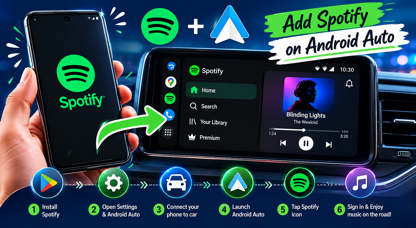 How to use Spotify on Android Auto: Simple Guide