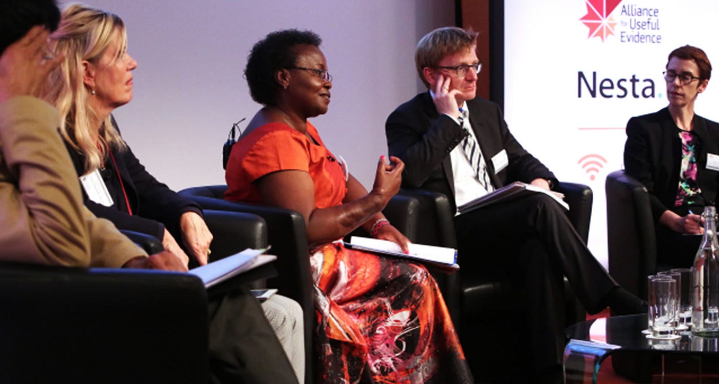 Hon. Dr. Susan Musyoka, former MP for Machakos County, (center) is the founding Chaiperson of the Evidence Caucus in the Kenya Parliament. Photo: Alliance for Useful Evidence