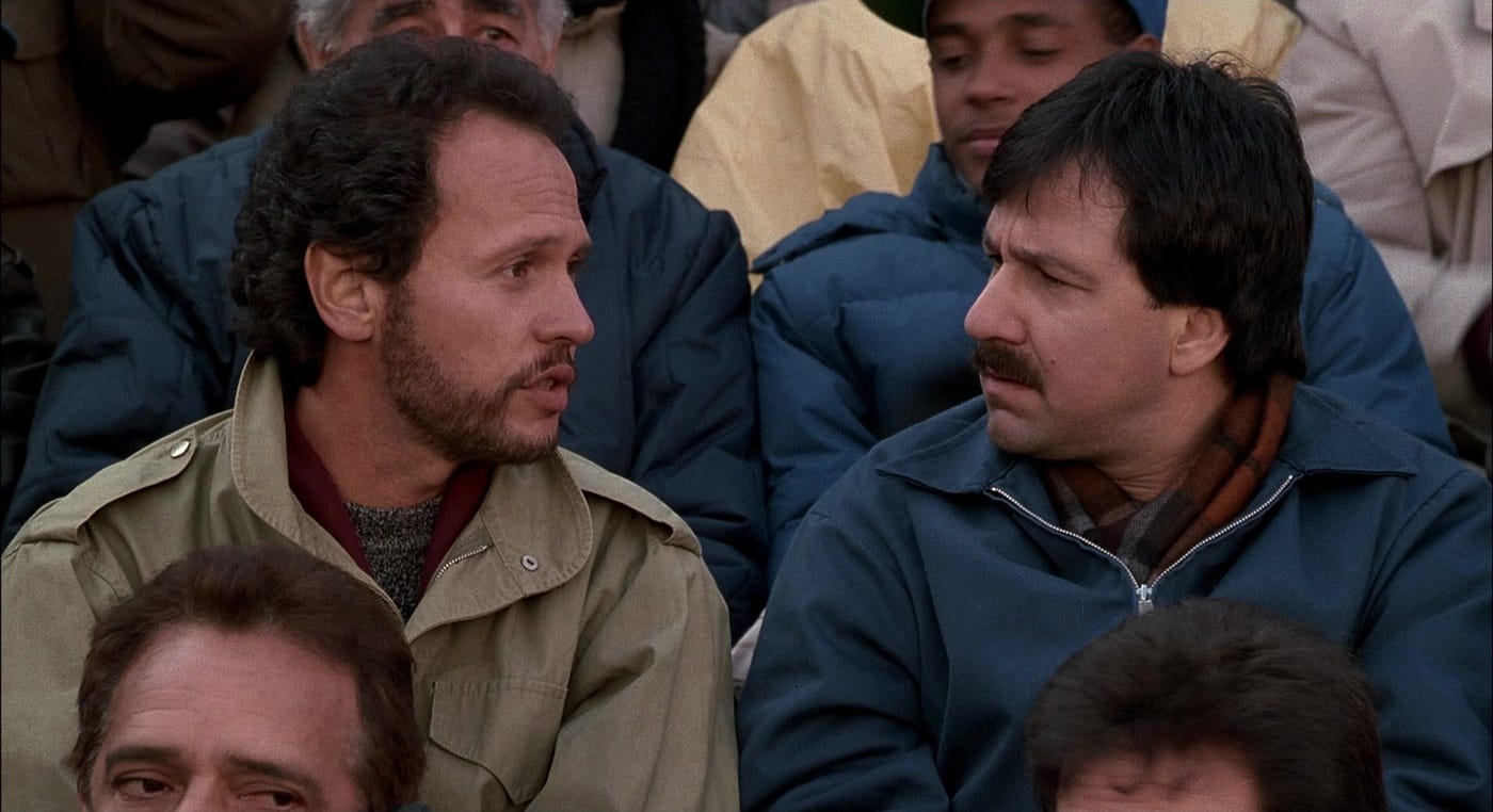 Billy Crystal and Bruno Kirby in “When Harry Met Sally …”