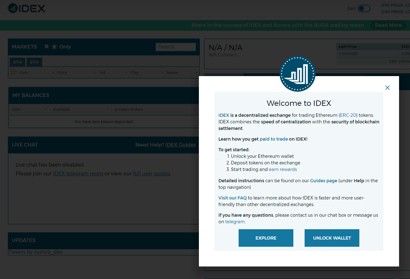 How to create an IDEX wallet. A simple guide showing you how to… | by Wolf  Crypto | Wolf Crypto | Medium