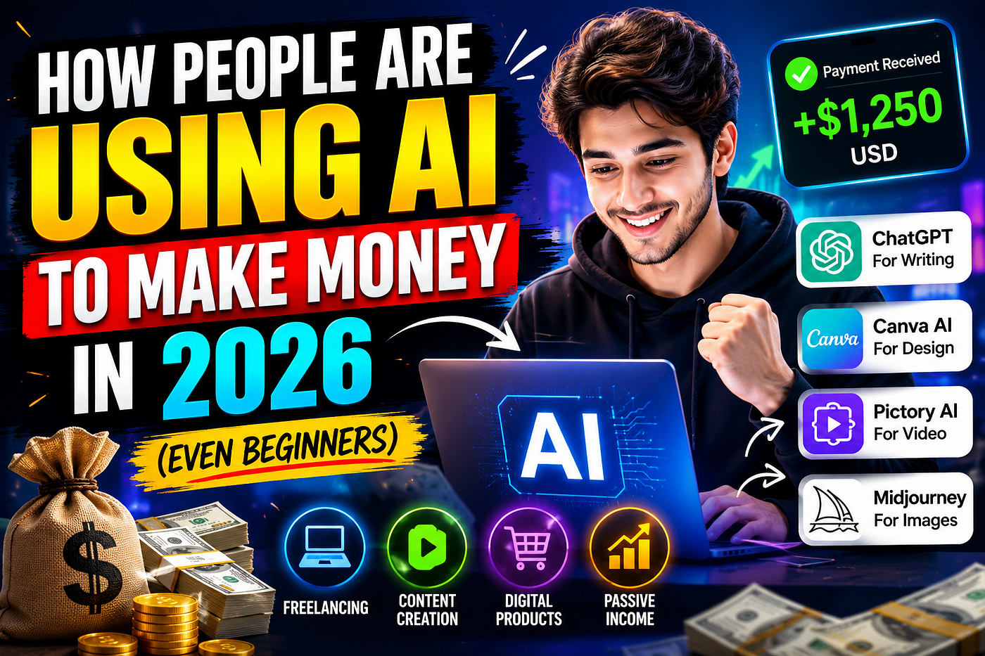 How People Are Using AI to Make Money in 2026 (Even Beginners)