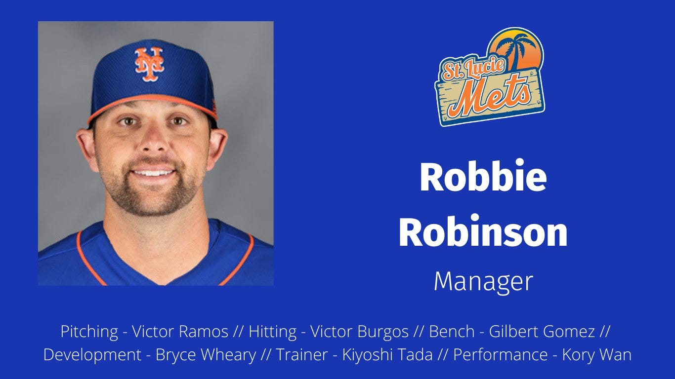 St. Lucie Mets Announce 2022 Coaching Staff | by New York Mets | Medium