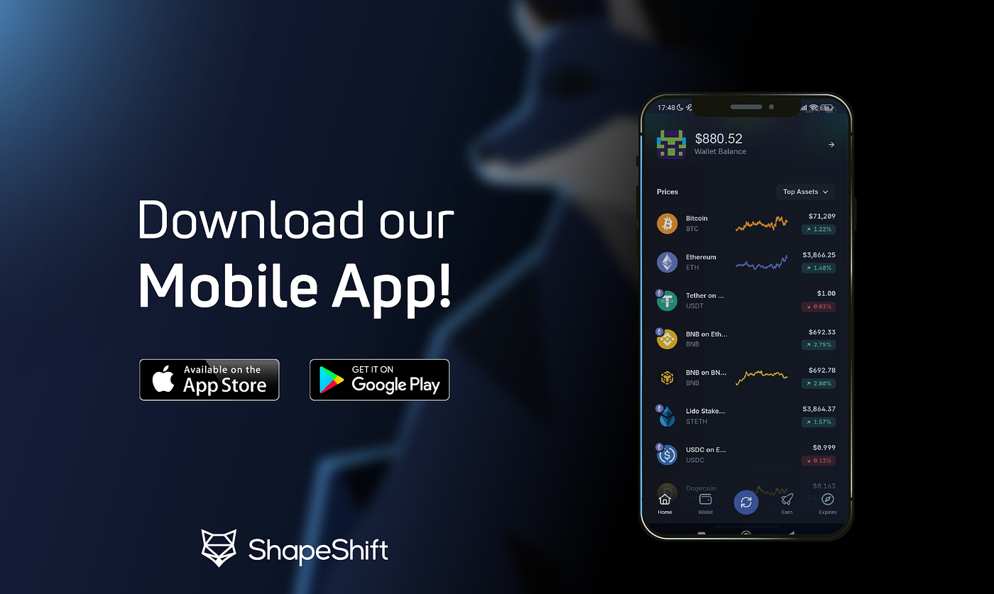ShapeShift Mobile App: Your Crypto, Anytime, Anywhere | by ShapeShift |  Medium