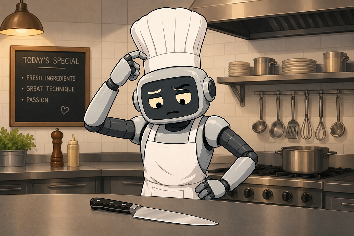 If You Were Designing a Knife for a Robot