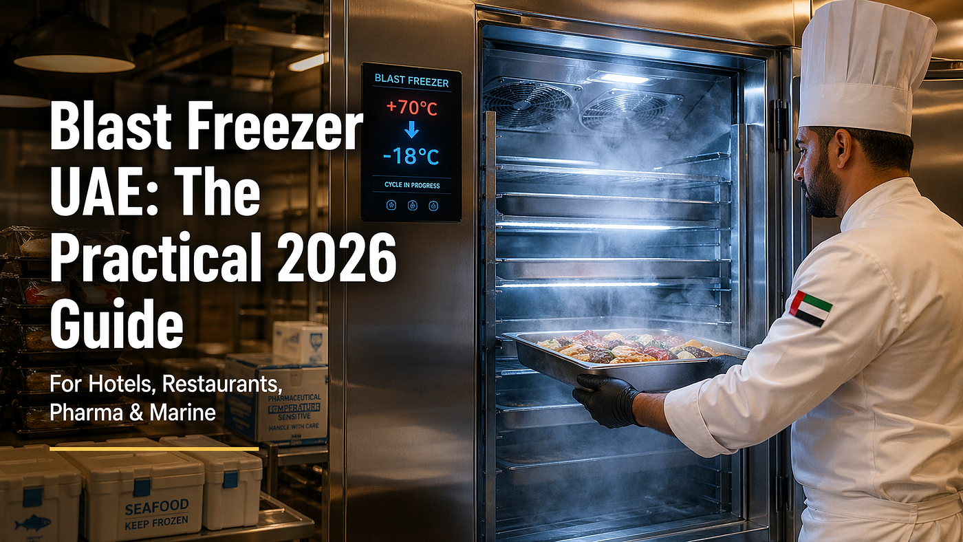 Blast Freezer UAE: The Practical 2026 Guide for Hotels, Restaurants, Pharma and Marine