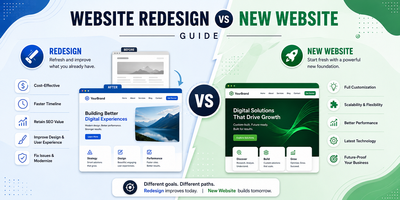 Website Redesign vs New Website What’s Better