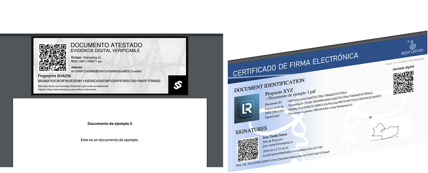 Diferencia entre Atestado y firma digital de documentos