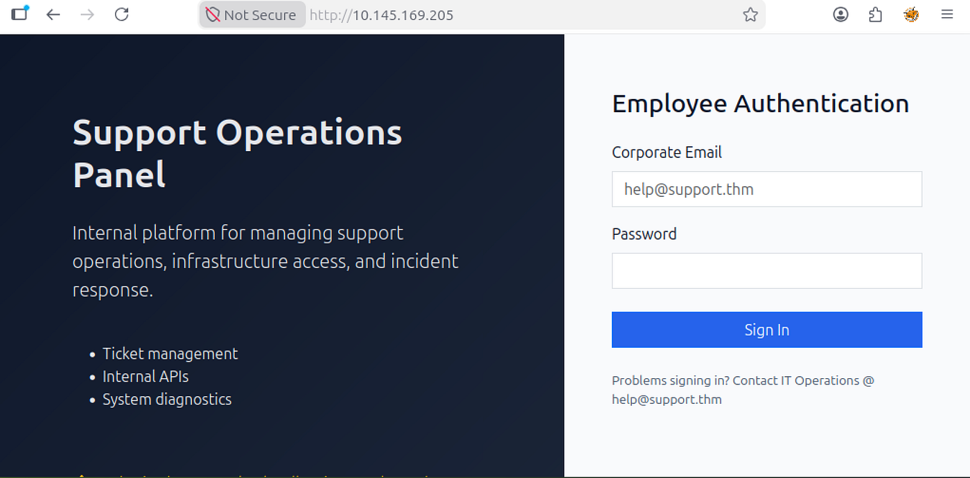TryHackMe Walkthrough: Support