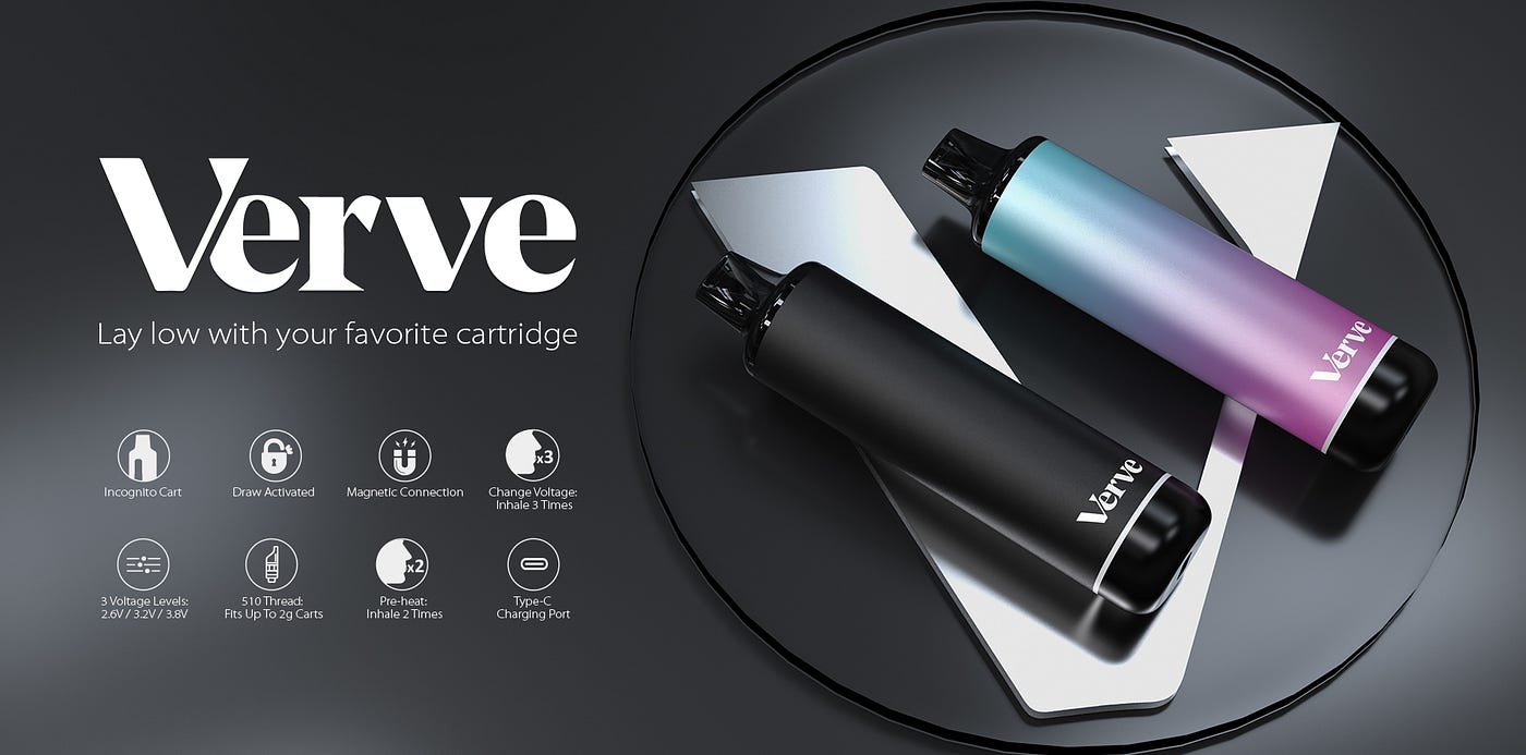 Yocan Verve Best Vape Pen Battery for Your 510 Thread Carts | by Yocan  Official | Medium
