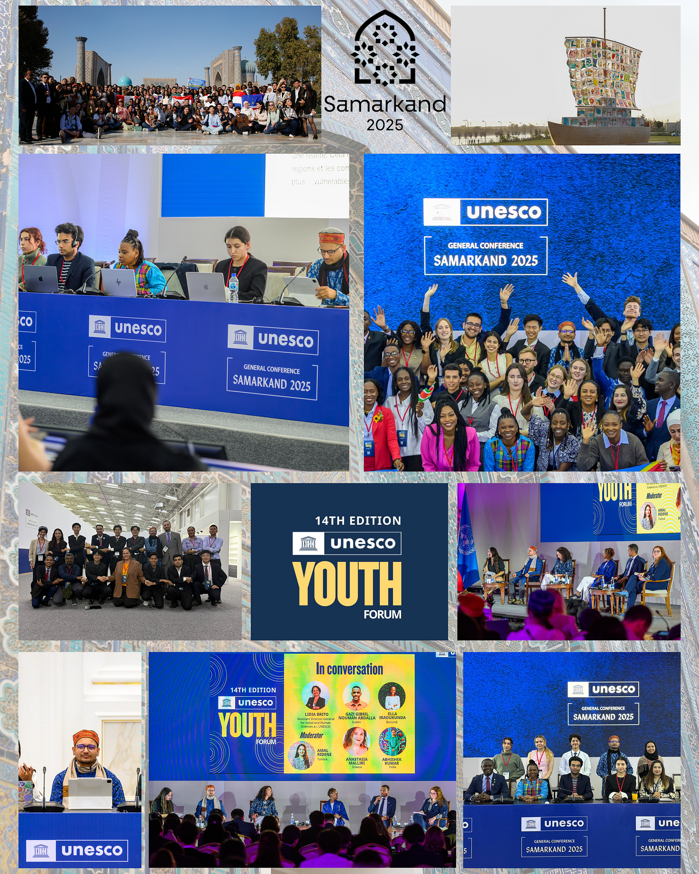 Highlights and Reflections from the 14th UNESCO Youth Forum 2025: Representing India in Samarkand