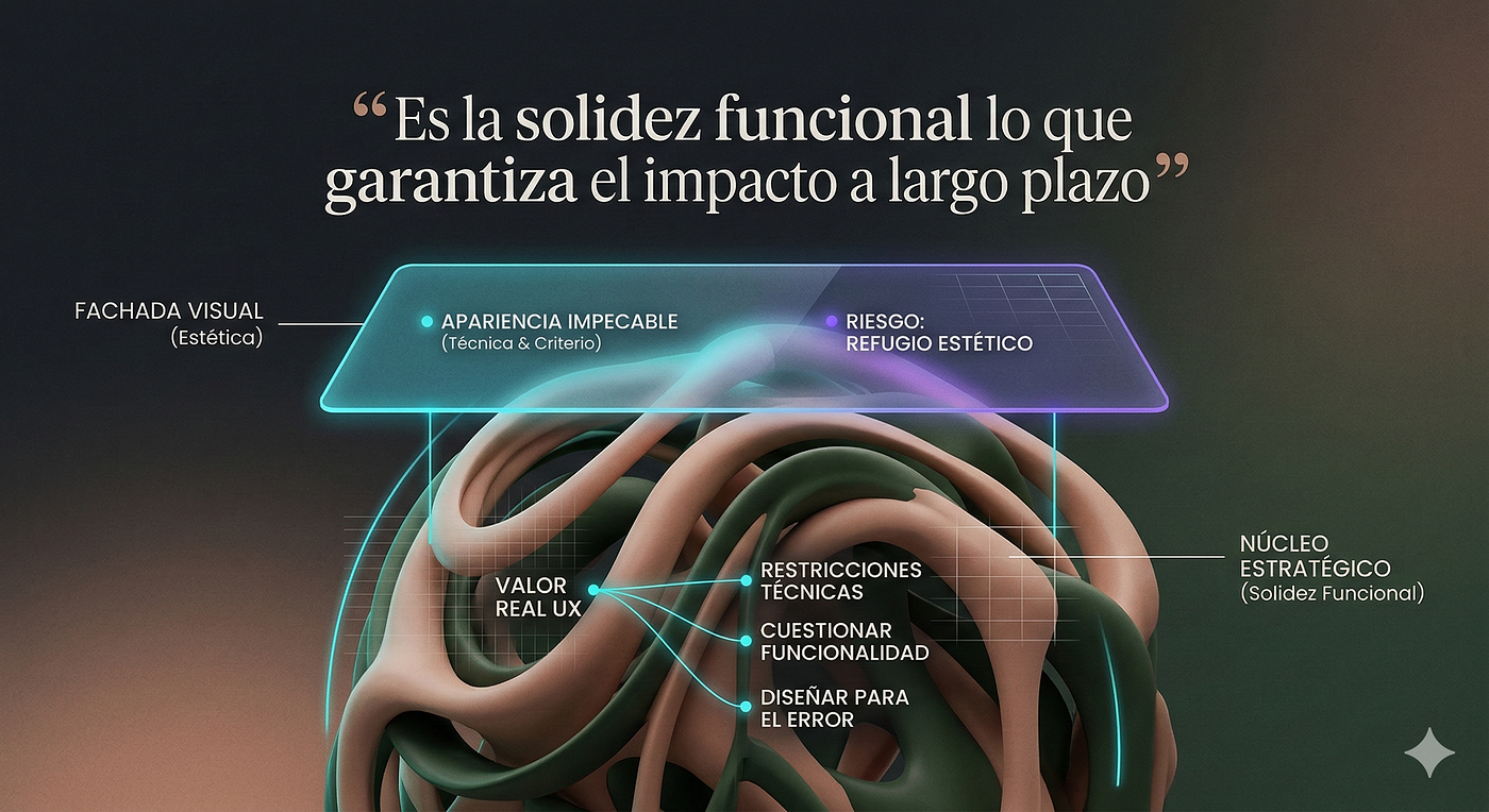 La estética como refugio: Cuando la interfaz impecable oculta un producto vacío