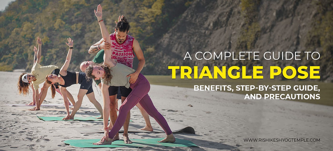 Parivrtta Trikonasana (Revolved Triangle Pose) Benefits, How to Do by Yogi  Ritesh- Siddhi Yoga - YouTube