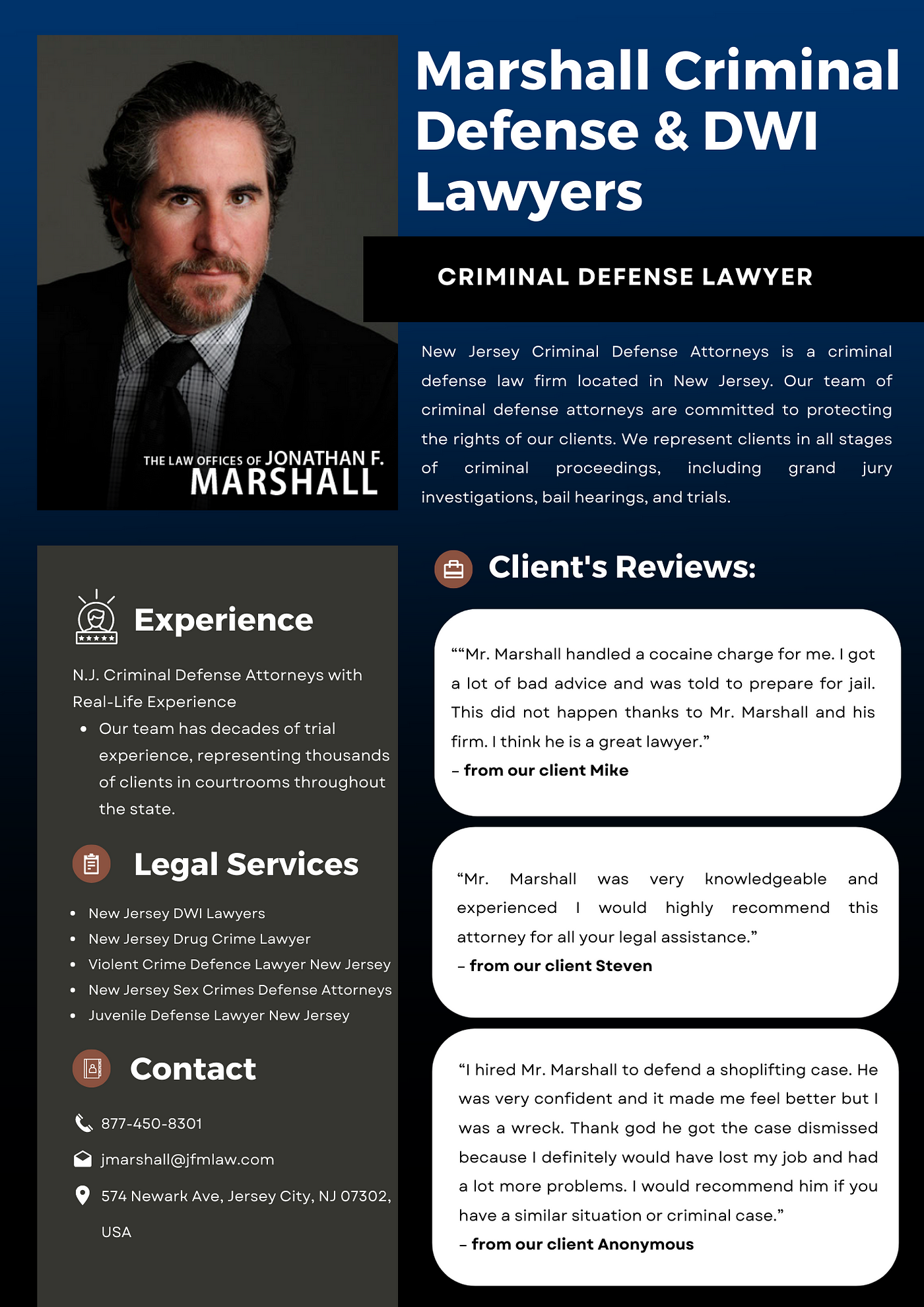 New Jersey Criminal Defense Attorneys| Marshall Criminal Defense & DWI  Lawyers - New Jersey Criminal Law Attorney - Medium