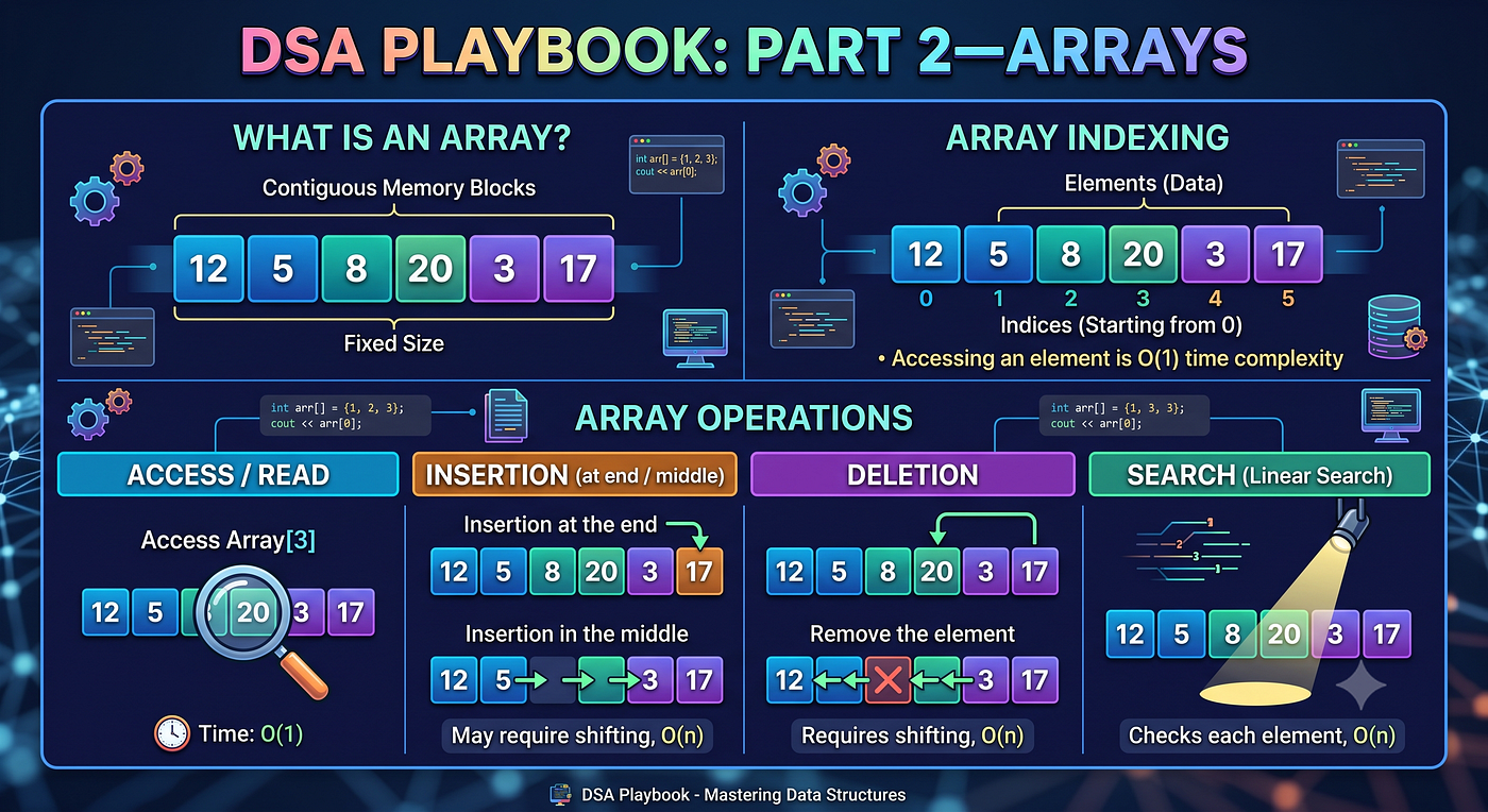 DSA Playbook: Part 2— Arrays