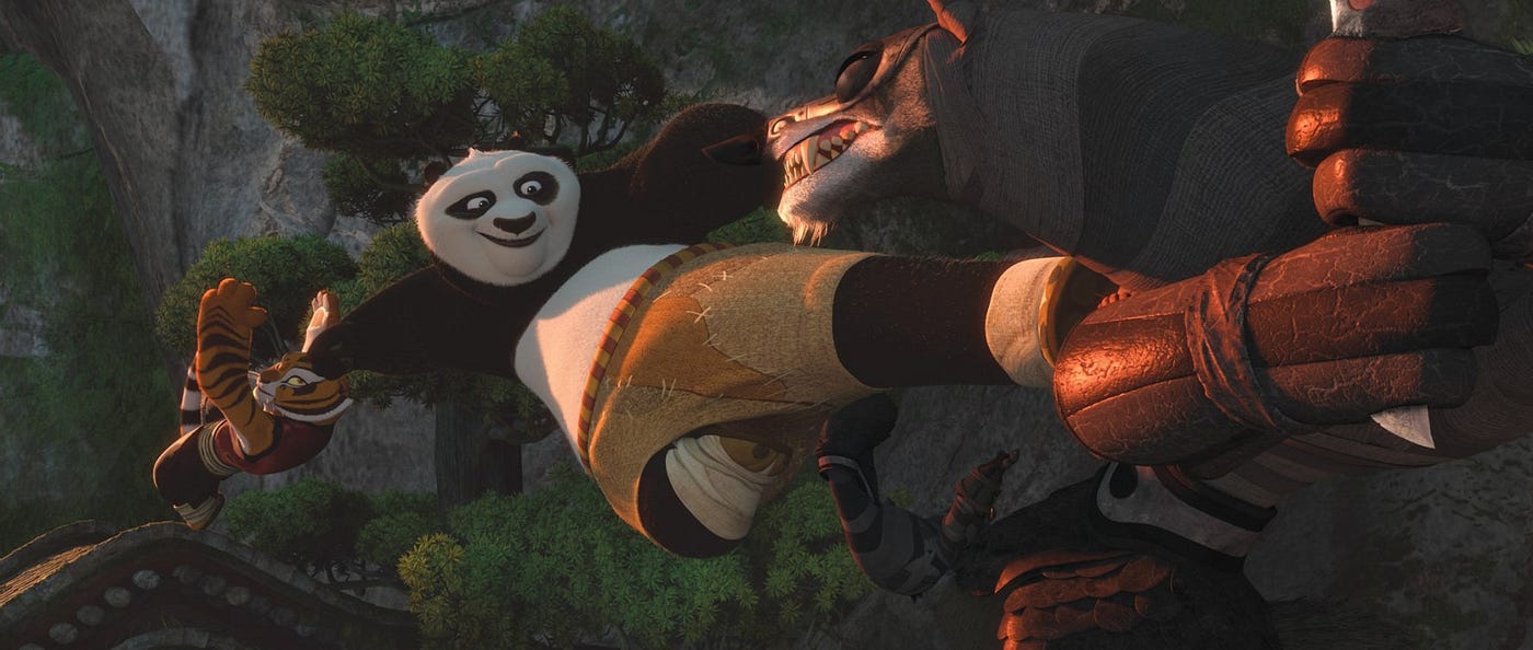 Po Fight Kung Fu Panda Fights Po