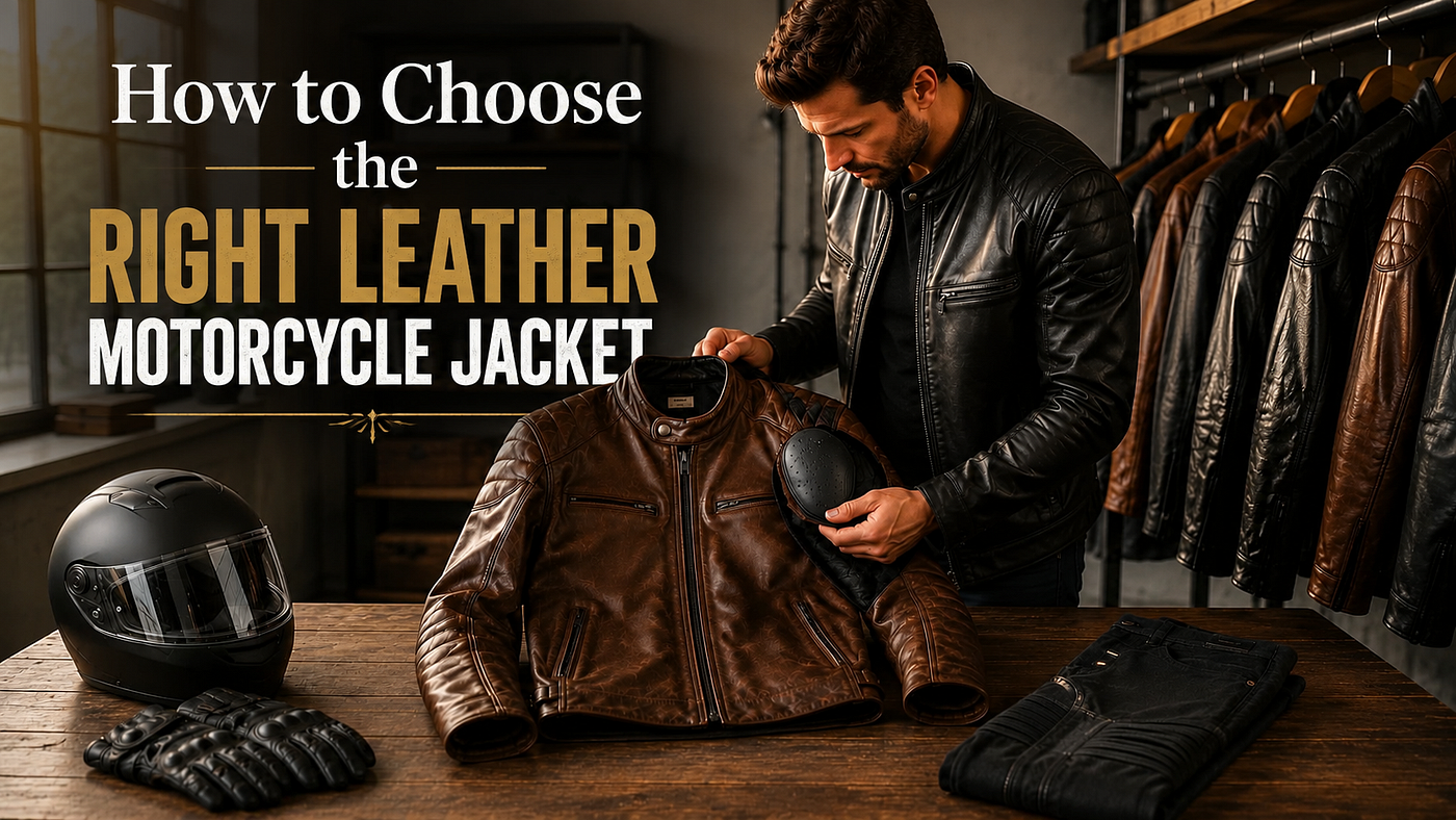 How to Choose the Right Leather Motorcycle Jacket