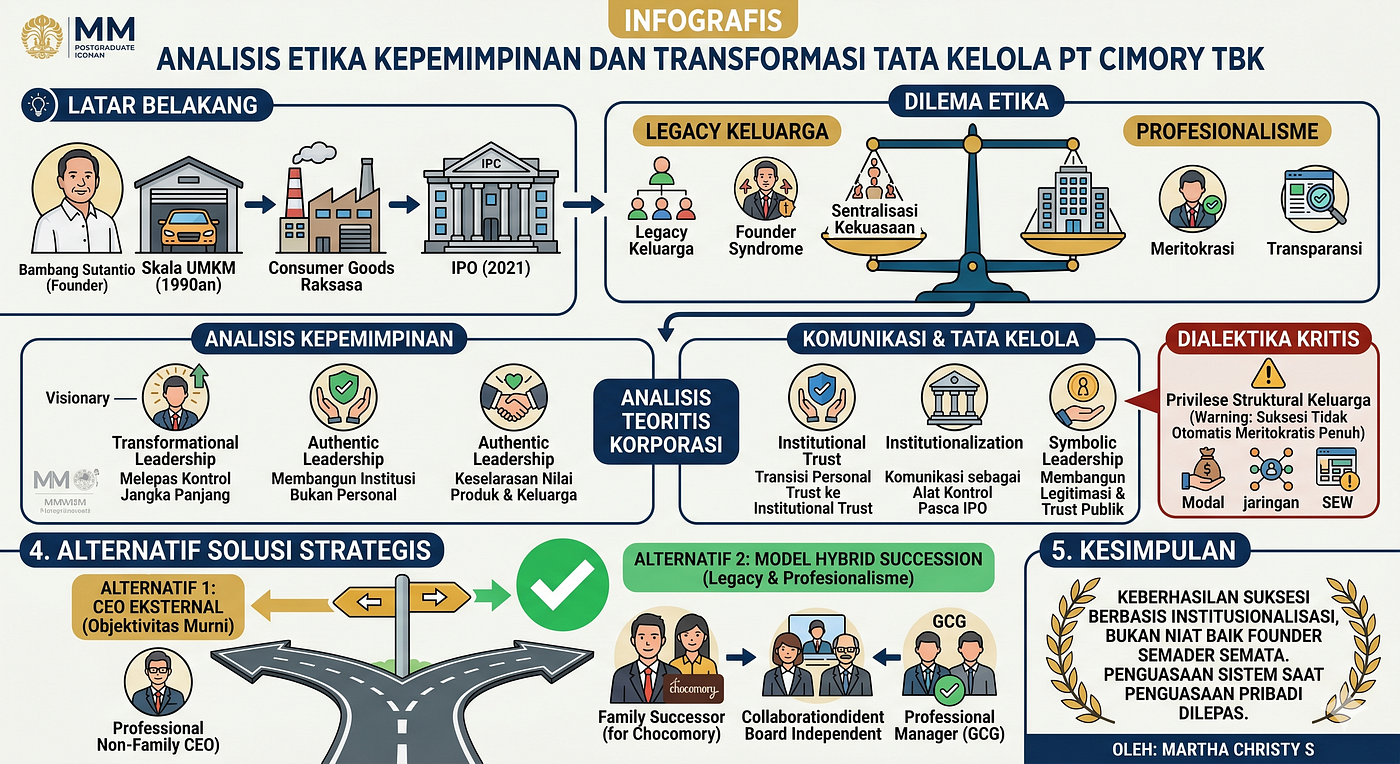 ANALISIS ETIKA DALAM KEPEMIMPINAN PADA TRANSFORMASI TATA KELOLA PT CISARUA MOUNTAIN DAIRY TBK…