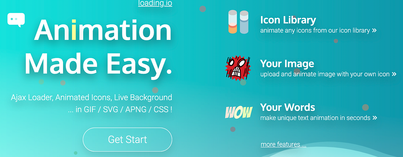  Your SVG + GIF + PNG Ajax Loading Icons and Animation