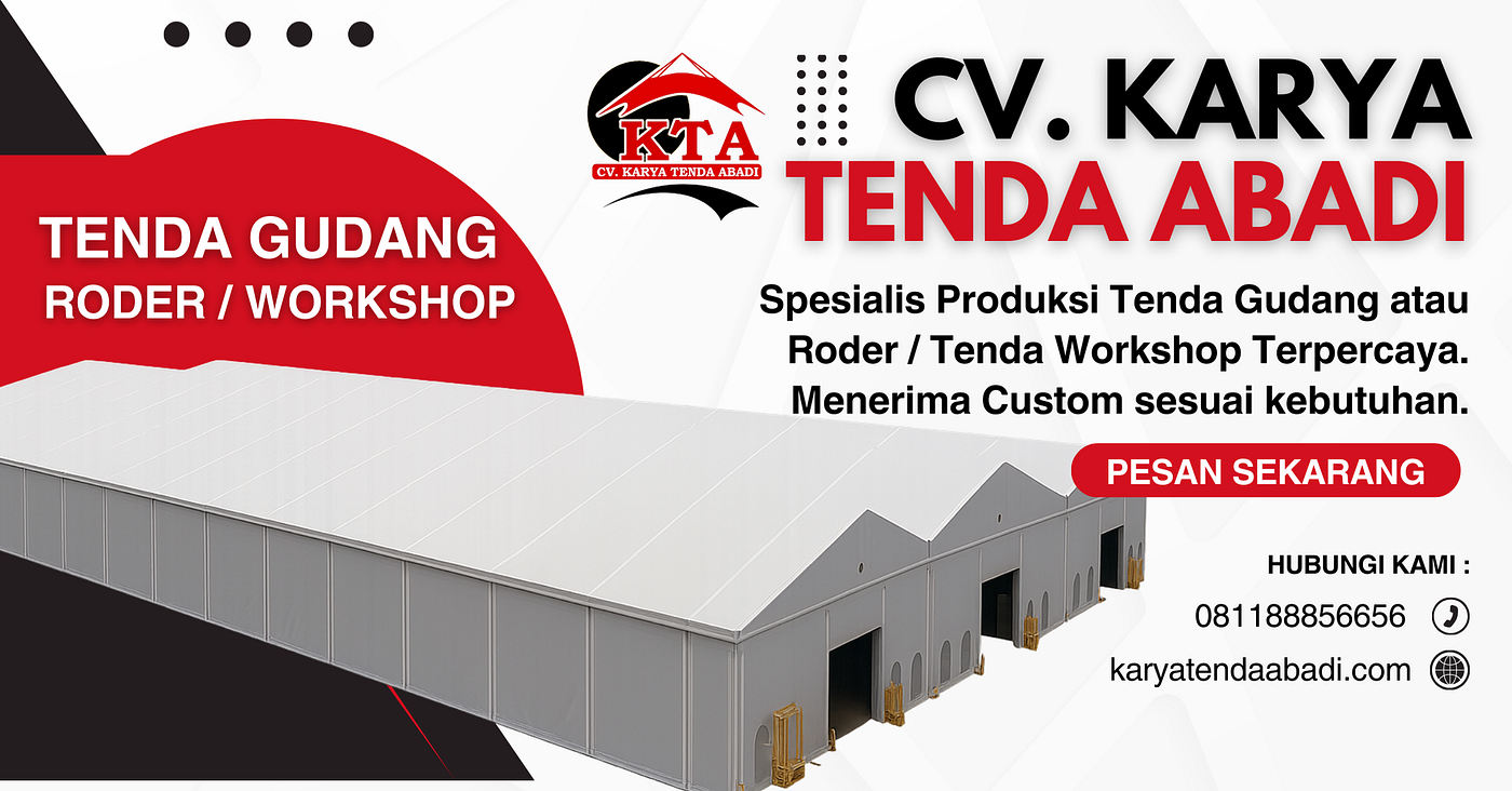 Pabrik Produsen — Produksi Tenda Gudang