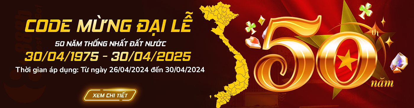 🎉 CODE MỪNG ĐẠI LỄ 30/4 — NHẬN NGAY CODE TỪ 8 ĐẾN 3.888 ĐIỂM TẠI 888B! 🇻🇳