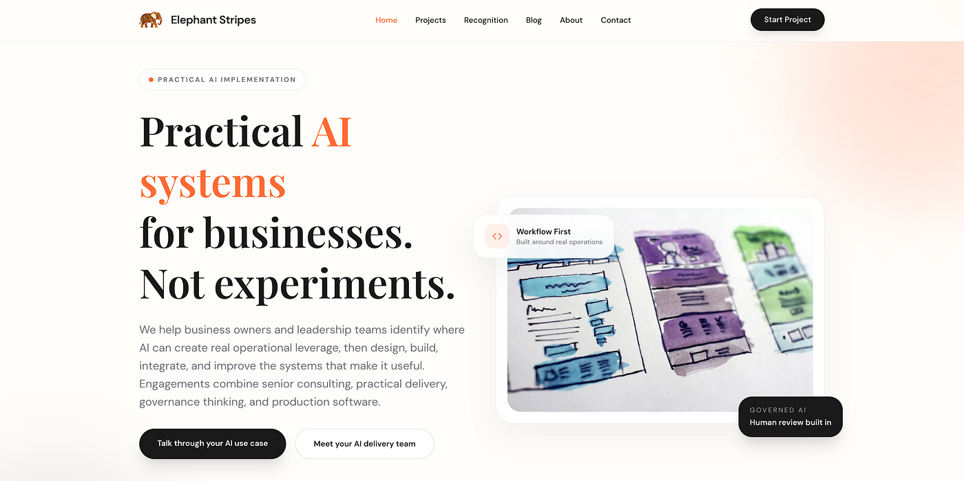 Elephant Stripes: bespoke software studio