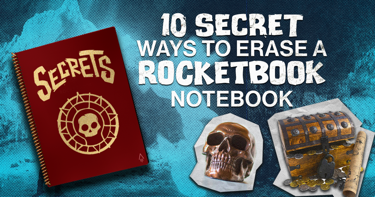 10 Secret Ways To Erase A Rocketbook Notebook (Video Edition), by  Rocketbook Launchpad, The Launch Pad