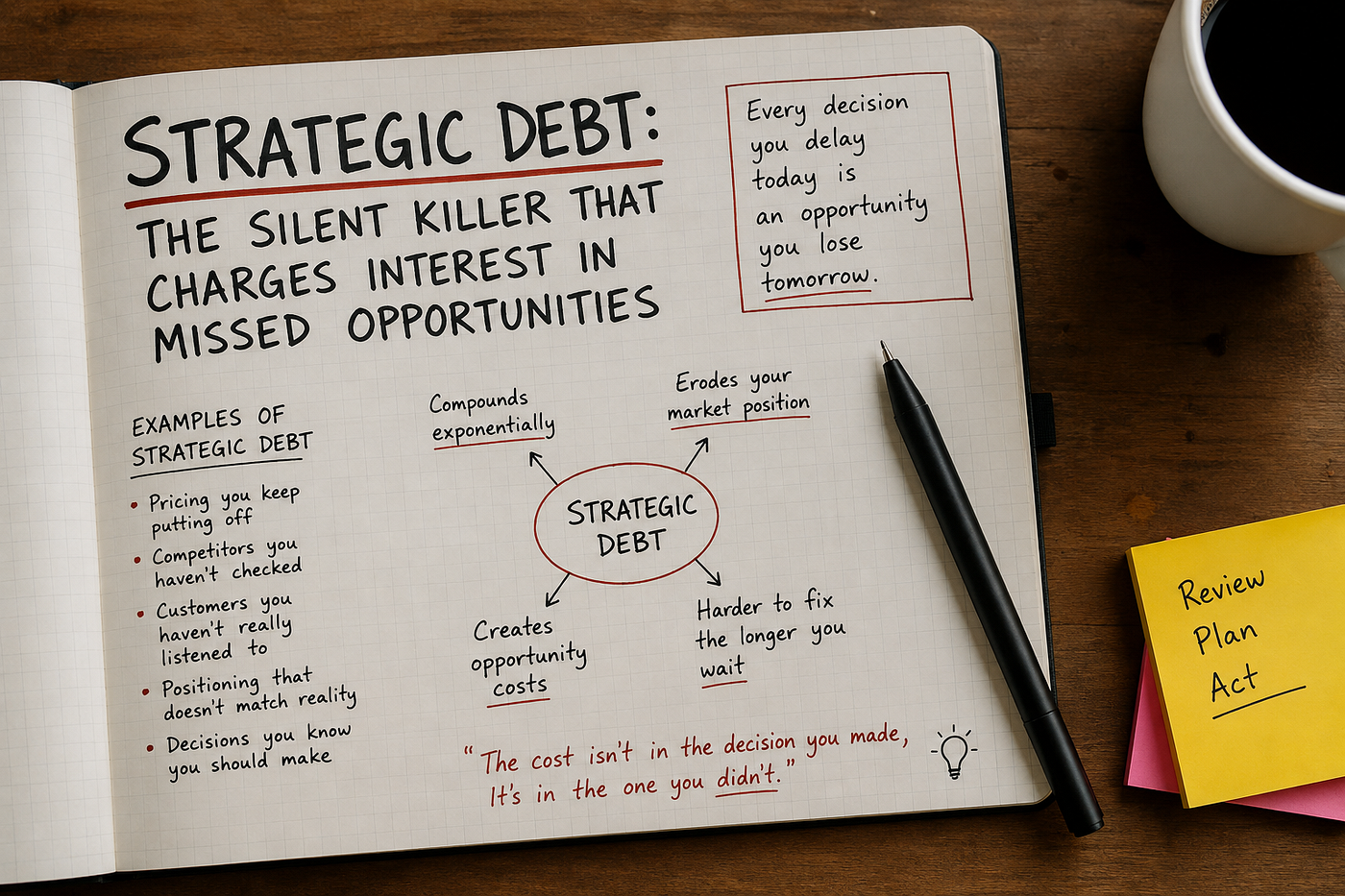 Strategic Debt: The Silent Killer That Charges Interest in Missed Opportunities