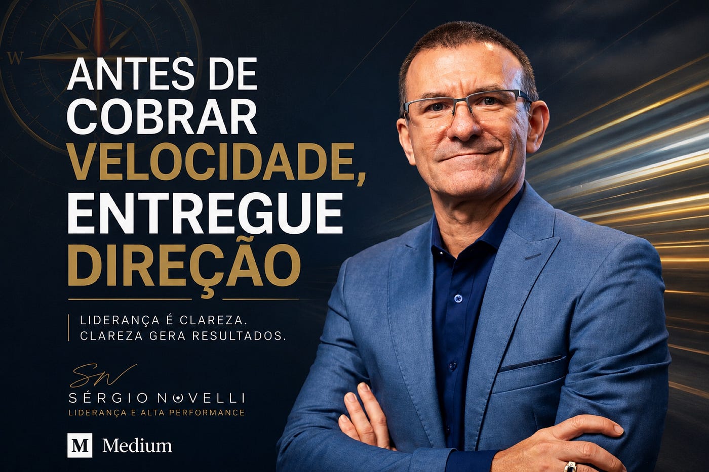 Antes de cobrar velocidade, entregue direção