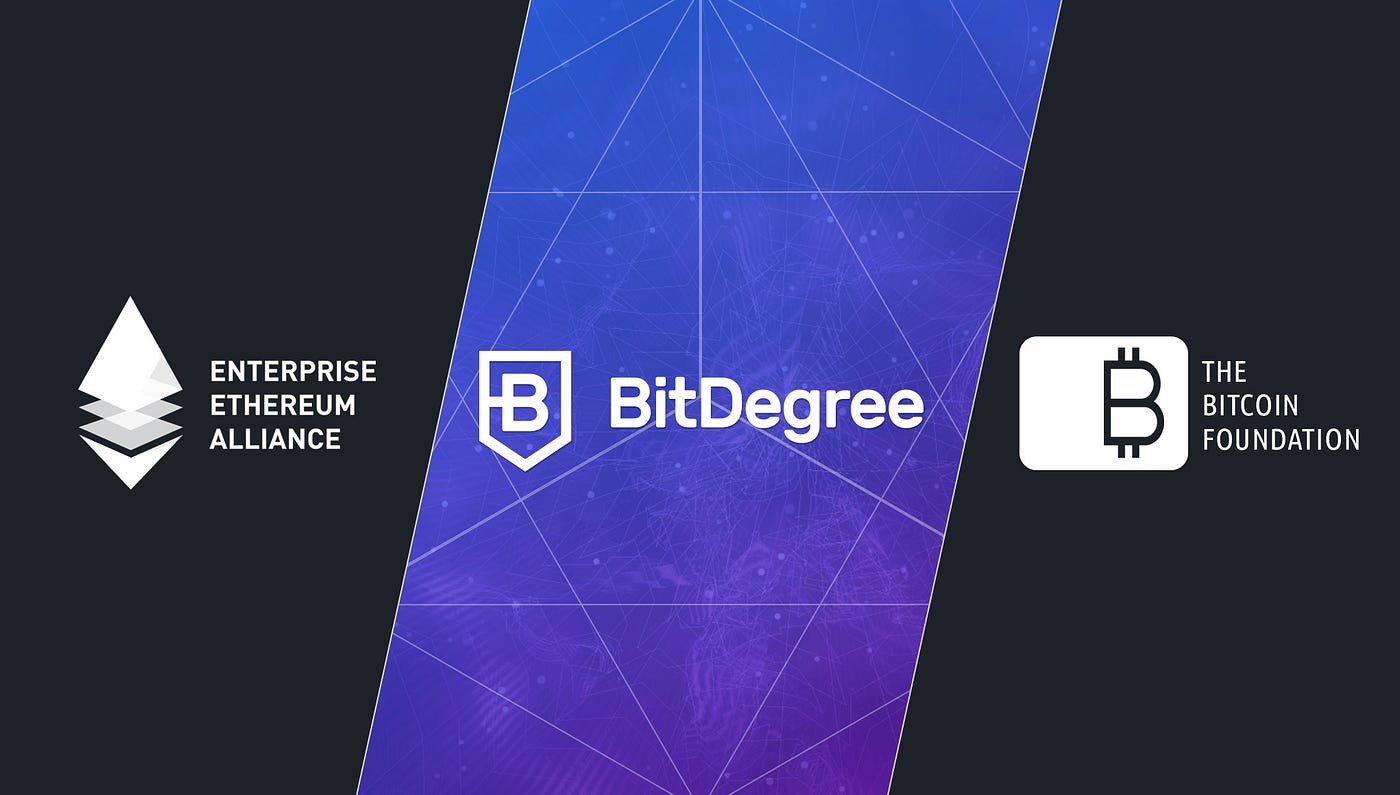 BitDegree Joins Enterprise Ethereum Alliance and Bitcoin Foundation | by  BitDegree | BitDegree