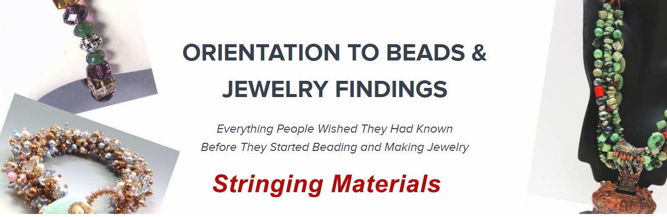 JEWELRY DESIGN TIPS: Bead Stringing With Needle and Thread, by Warren Feld