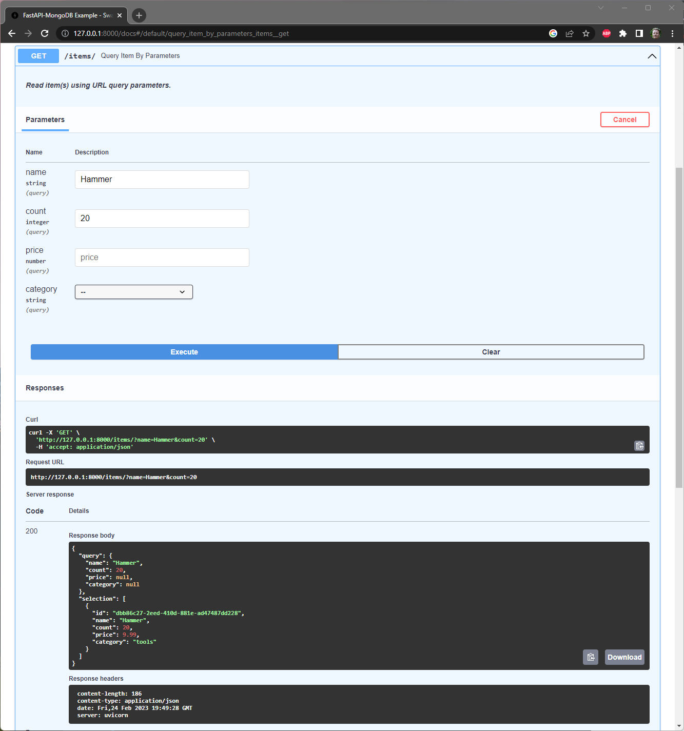 Extensive FastAPI with MongoDB example — part1 | by Anders Wiklund
