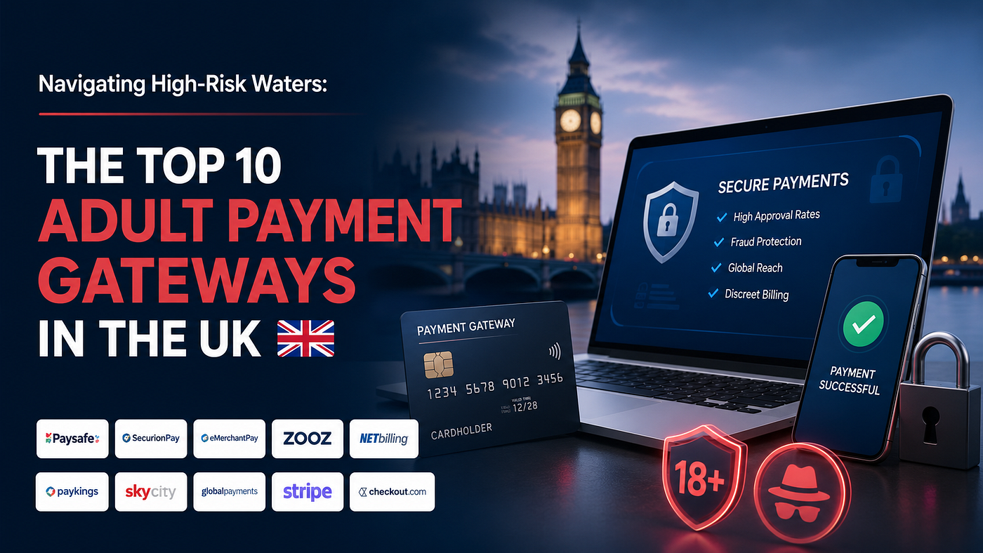 Navigating High-Risk Waters: The Top 10 Adult Payment Gateways in the UK