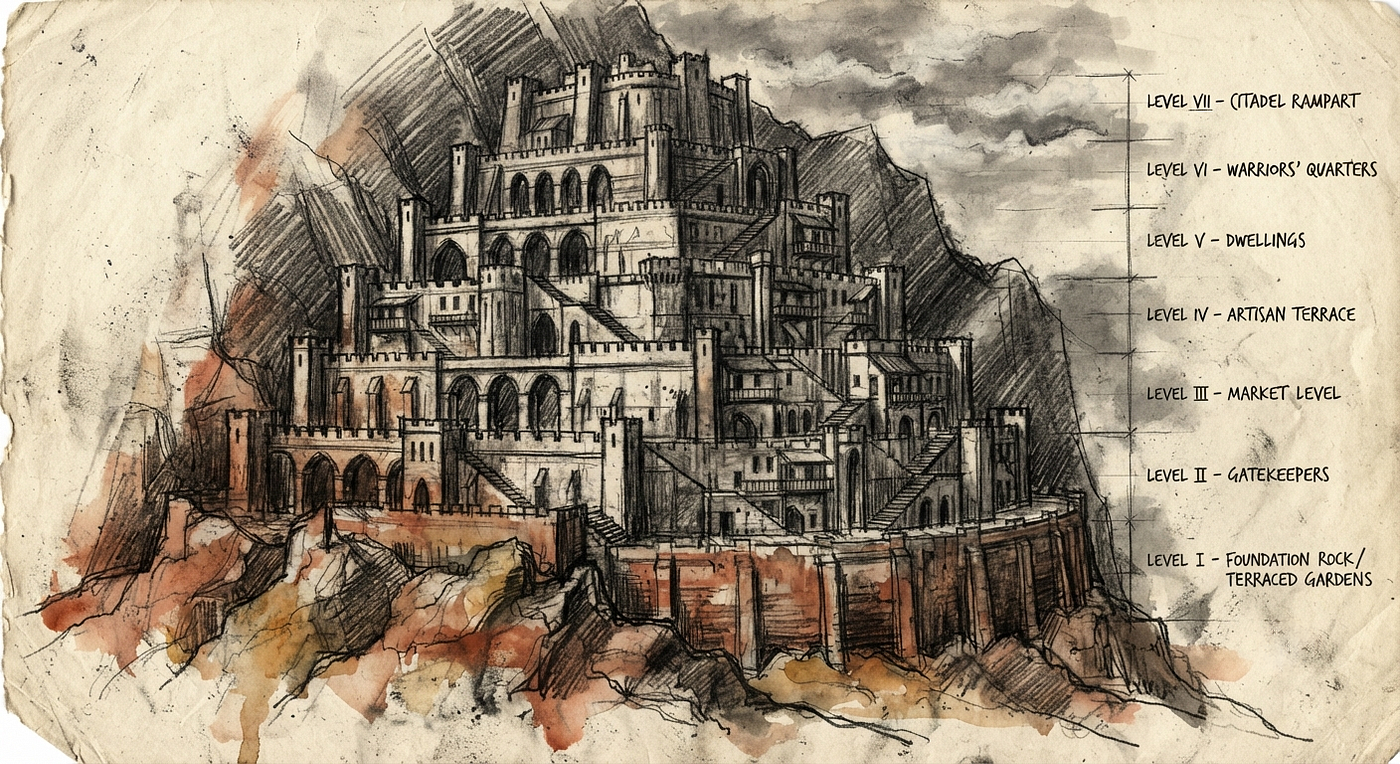 How to Emulate Mynas Tirith Without Actually Relocating to a Mountain Fortress: The White City…