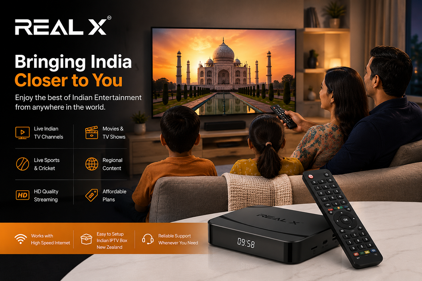 Watch Indian Channels with RealTV TV Box