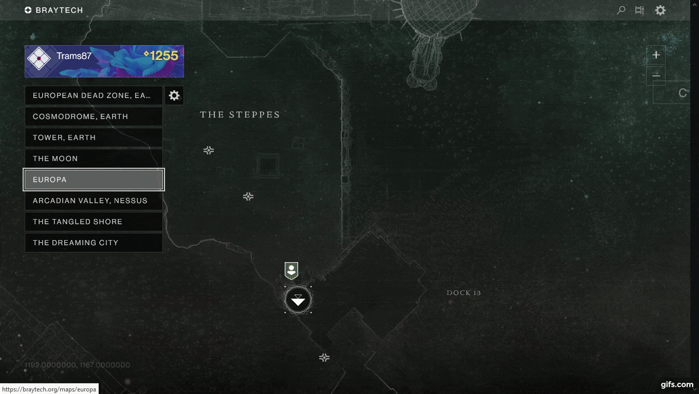 Destiny Gold Chest Location 1 on Earth, Dock 13
