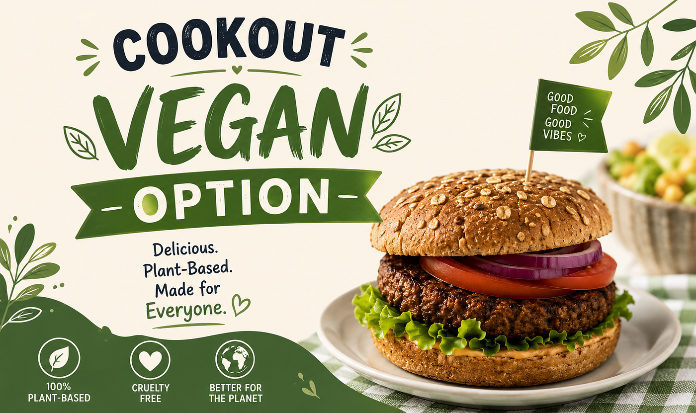 Cookout Vegan option Menu