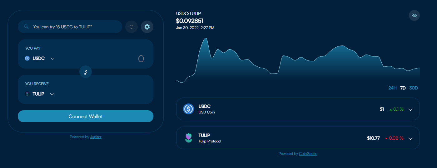 swap tulip protocol