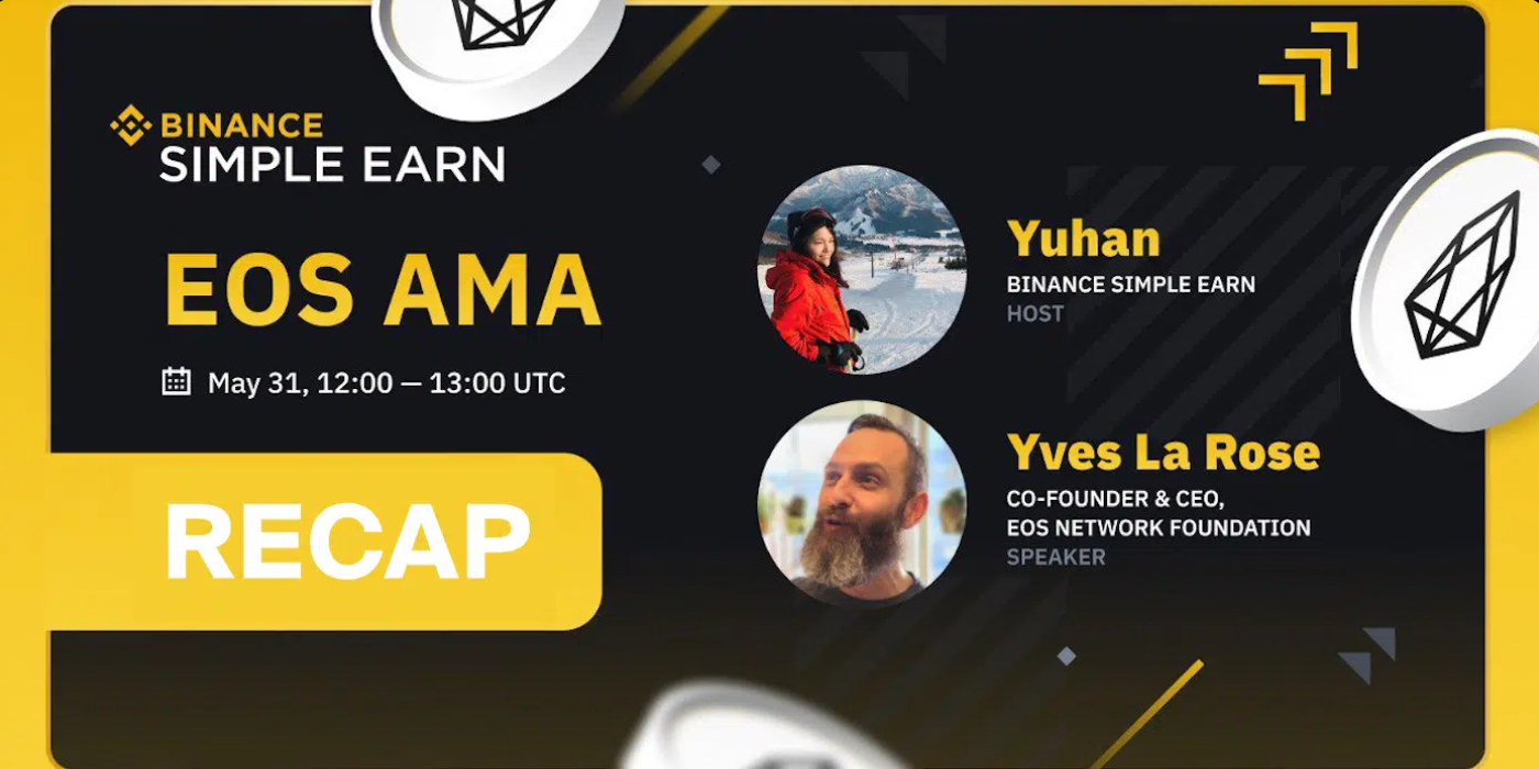 Binance 社区AMA 回顾— 五月. 上周，Yves La Rose 参加了Binance 社区的AMA… | by EOS网络基金会|  Medium