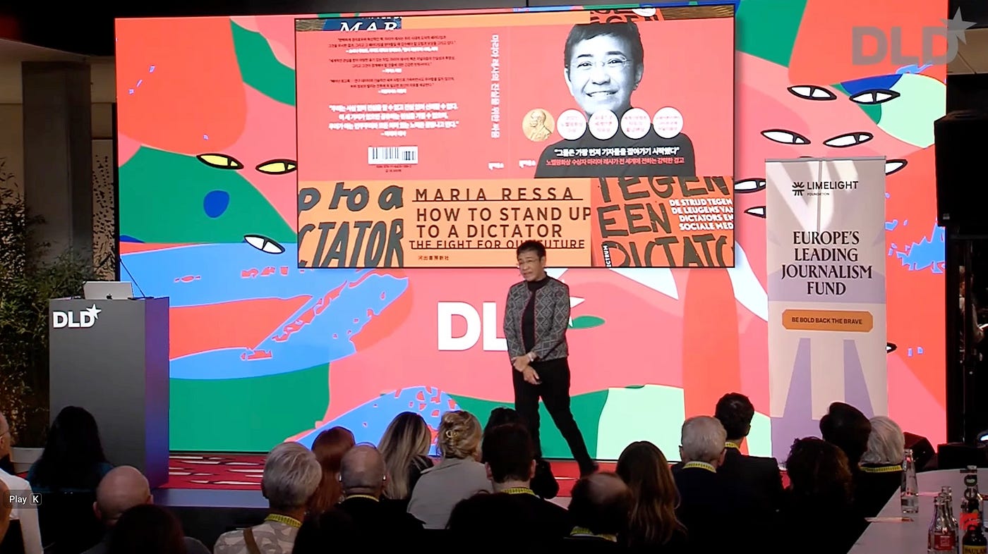 What Maria Ressa Asked Us to See at DLD26