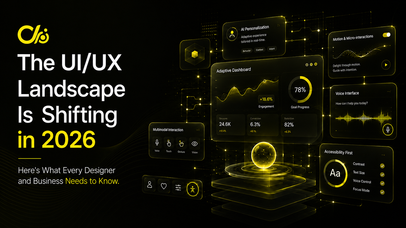 The UI/UX Landscape Is Shifting in 2026. Here’s What Every Designer and Business Needs to Know.